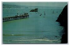 Trinidad,CA California, Pier, Bay Harbor Boats Pacific Ocean, Unposted Postcard  picture