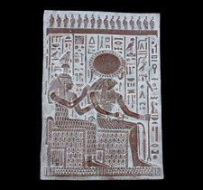RARE PHARAONIC ANCIENT EGYPTIAN ANTIQUE Nefertiti and Horus Temple Stella EGYCOM picture