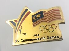 1994 Victoria XV Commonwealth Games Enamel Lapel Pin Vintage U836 picture