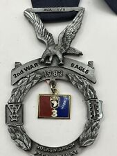 1982 Volksmarsch Ft. Campbell KY Kentucky German Hiking Medal 1982 2nd War Eagle picture