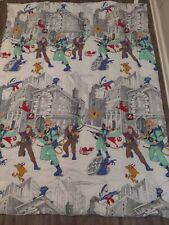 Vintage Real Ghost Busters Cartoon Twin Comforter 1988 Columbia Pictures picture
