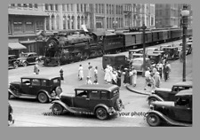 1930s Steam Locomotive Train PHOTO New York Central Railroad Syracuse 4506 NYC picture
