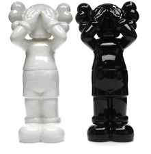 Kaws Holiday UK Containers Ceramic Set of 2pcs Black/White Brand New Fast Ship picture