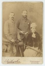 Antique c1880s Cabinet Card Stunning Family Photo Egremont Cheshire England UK picture