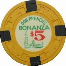 Bonanza Don French's Casino N. Las Vegas Nevada $5 Chip 1963 picture