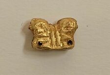 Ancient gold double headed lion Greek Phoenician or Near Eastern I mil. BC  picture