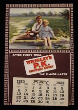 Wrigley's Chewing Gum Vintage 1923 CALENDAR Chicago Baseball History Disney 100 picture