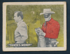 1950 Ed-U-Cards The Lone Ranger Thieves Money #91 Suspicion Grows Episode 19 EX+ picture