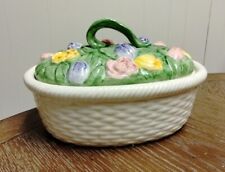 Vintage Mary Ann Baker Spring Collection Serving Bowl w/Lid picture
