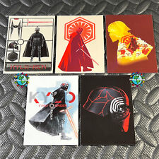 2019 STAR WARS RISE OF SKYWALKER COMPLETE 5-CARD KYLO REN CONTINITY SET #6-#10 picture