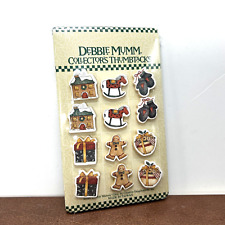 1997 Debbie Mumm Collector's Thumbtacks, 12-Pcs, Christmas - NEW picture