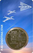P-80 Shooting Star S/N 44-85442 Nose Skin Challenge Coin picture