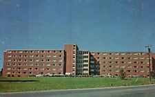 Postcard KS Manhattan Kansas State University Mens Residence Hall Chrome PC H428 picture