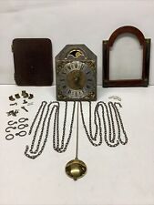 Vintage Tempus Fugit Moonphase Wall Clock Parts - Weight Driven  picture