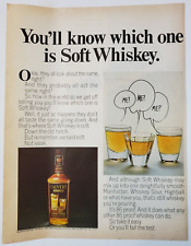 1967 Calvert Extra Vintage Print Ad You'll Know Which One Is Soft Whisky picture