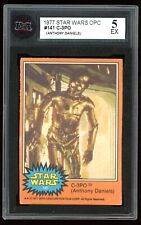 1977 Star Wars OPC #141 C-3PO (Anthony Daniels) KSA 5 EX picture