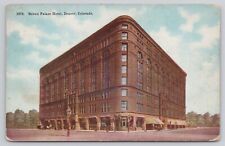 Brown Palace Hotel Denver Colorado CO Horse and Carriages Antique 1911 Postcard picture
