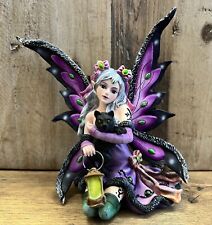 Fairy Purple With Cat, Resin Figurine 6