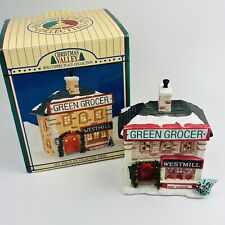 Vintage 1991 Seasonal Specialties Green Grocer Christmas Valley Village Store picture