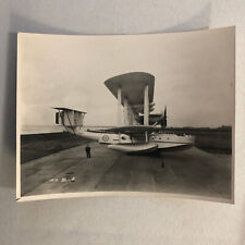 Man with Early Airplane Aircraft Plane Photo Photograph Vintage Max Karant picture