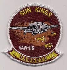 USN VAW-116 SUN KINGS HAWKEYE patch E-2 HAWKEYE AIRBORNE EARLY WARNING SQN picture