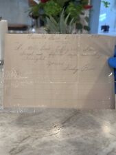 c1898 Bill Receipt Letter To Wells Bros Grocers From Wauneta Kansas KS Paper picture