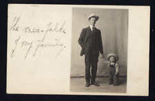 RPPC from ALBUM * the MEN FOLK of my Family Mailed from Albion IDAHO message picture