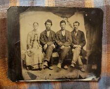 Tintype of 1870s Western Gangster Cowboys  The Younger Bro. Gang & Mama???  picture
