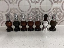 Avon Chess Pieces Bottles lot of 7 Vintage picture