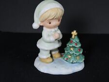 Vintage HOMCO Winter Darling Christmas Children Figurine 5613  B9748 picture
