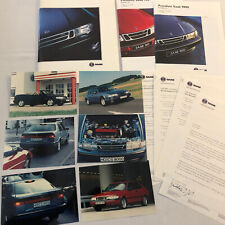 1996 Saab Car Press Kit 9000 900 Convertible Turbo GERMAN Market picture