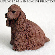 Cocker Spaniel Mini Hand Painted Figurine Brown picture