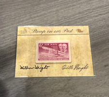 2018 Pieces Of The Past WRIGHT BROTHERS Air Mail Authentic STAMP RELIC picture