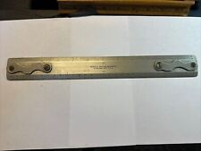 Vtg. Universal Drafting Machine Co. Scale 12” Aluminum Ruler Rare P picture
