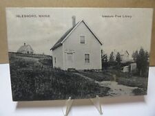 Islesboro ME Islesboro Free Library Postcard 1909 picture