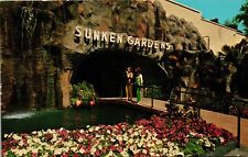 Saint St. Petersburg FL Beautiful Sunken Gardens Entrance Vtg Postcard View picture