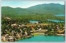 Postcard Lakeside Motor Inn - Lake Placid New York picture