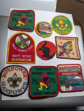 Lot Of  12  Vintage Boy Scouts BSA Patches used picture