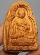 Real Tibet 16th Century Old Buddhist Clay Tsa Tsa Buddha Statue 
