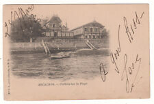 CPA 33 - ARCHACHON: CHALETS ON THE BEACH (GIRONDE) WRITTEN 28-03-1902 picture
