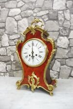 Antique French Boulle Clock Mantel Clock Desk Clock Table Clock picture