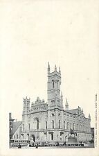 Philadelphia~Trolley & Equestrrian Statue @ Masonic Temple~1906 UDB Postcard pc picture