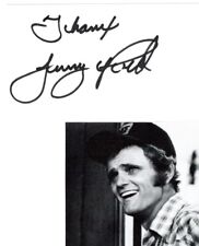 Jerry Reed signed card  Smokey and the Bandit picture