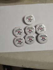 Lot Of 7 Vintage Tractor Show Pins 2009 Green Acres Pre Owned picture