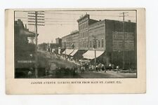 Casey IL Postcard Jasper Avenue Looking South from Main Street Scudamore Bros picture
