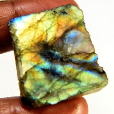 51.60Ct 100%Natural Black Labradorite Rough Specimen Crystals & Mineral Facet picture