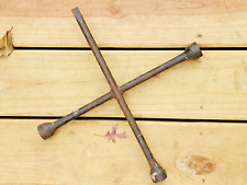 Vintage 3 Way Cross Lug Wrench with Spade Tip Pry Bar picture