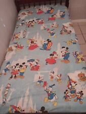 Vintage 1970’s Disney Twin Top Sheet Set Fitted & Flat  picture