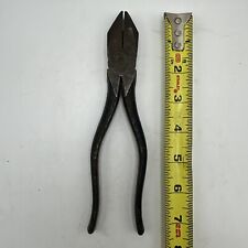 VINTAGE H.BOKER & CO LINEMAN PLIERS 7.5” LINEMAN PLIERS / CUTTERS  MADE IN USA picture