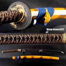 40'' T9 Katana Combat Ready Japanese Samurai Sharp Functional Sword Cut Bamboo picture